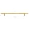 Gliderite Hardware 9 in. Center to Center Satin Gold Solid Steel Bar Pull - 5012-228-SG 5012-228-SG-1 - alternate 3